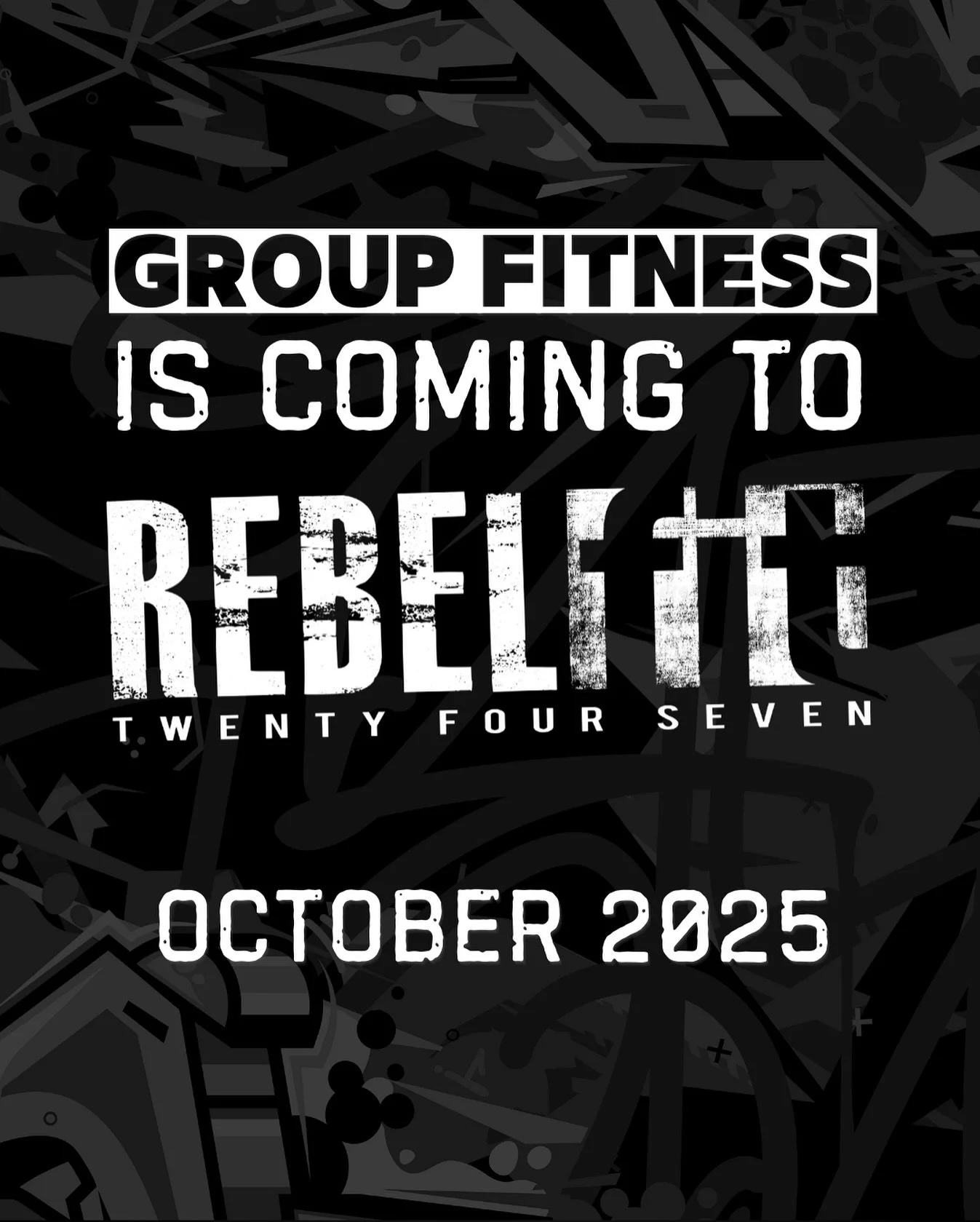 🚨 Big news at REBELfit! 🚨
Group Fitness Classes are finally arriving this October 💪🔥
Bring the energy, bring your crew, and let&rsquo;s push limits together. Are you ready? 👊

We will be providing more details over the coming weeks including som
