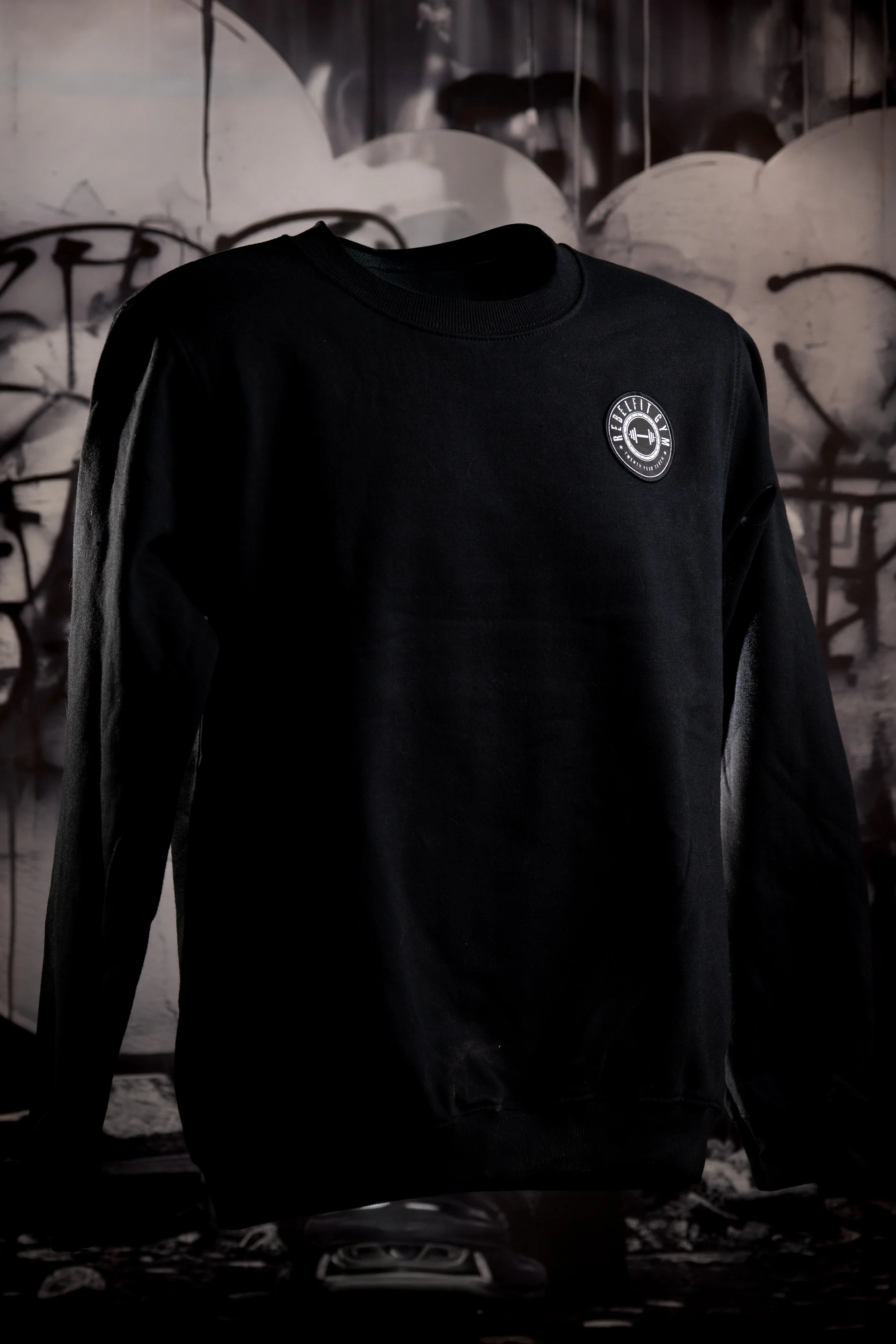 Rebelfit Classic Black Sweatshirt