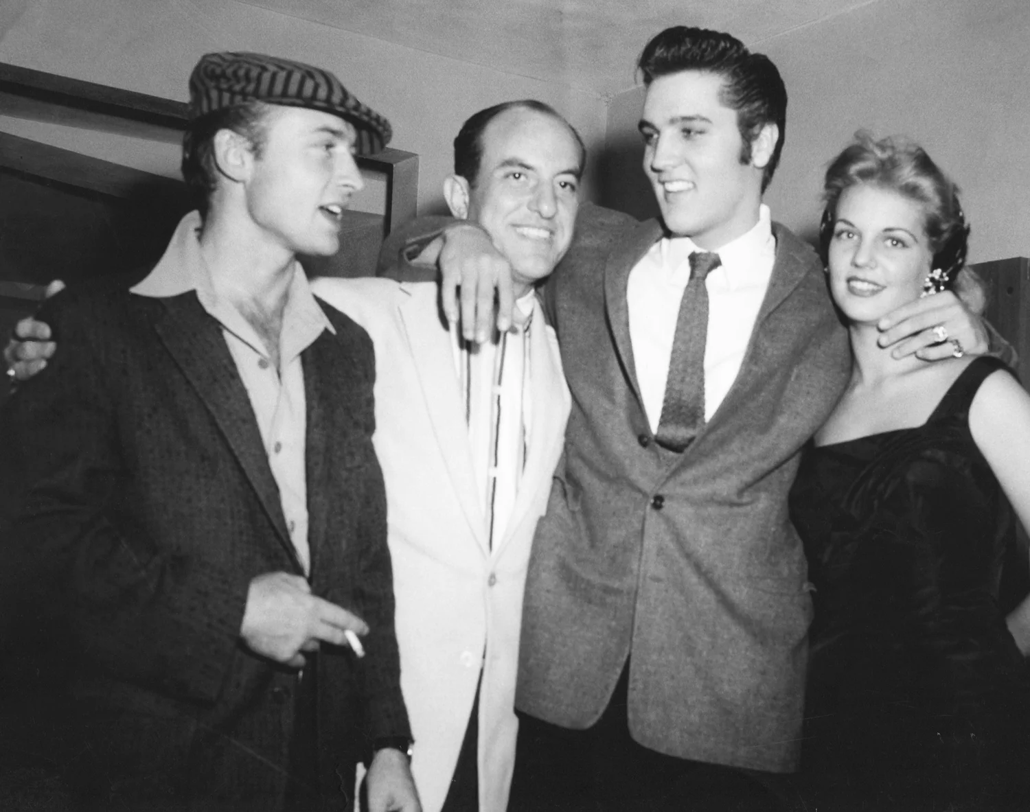 Nick Adams, Eddie, Elvis, Unknown Fan