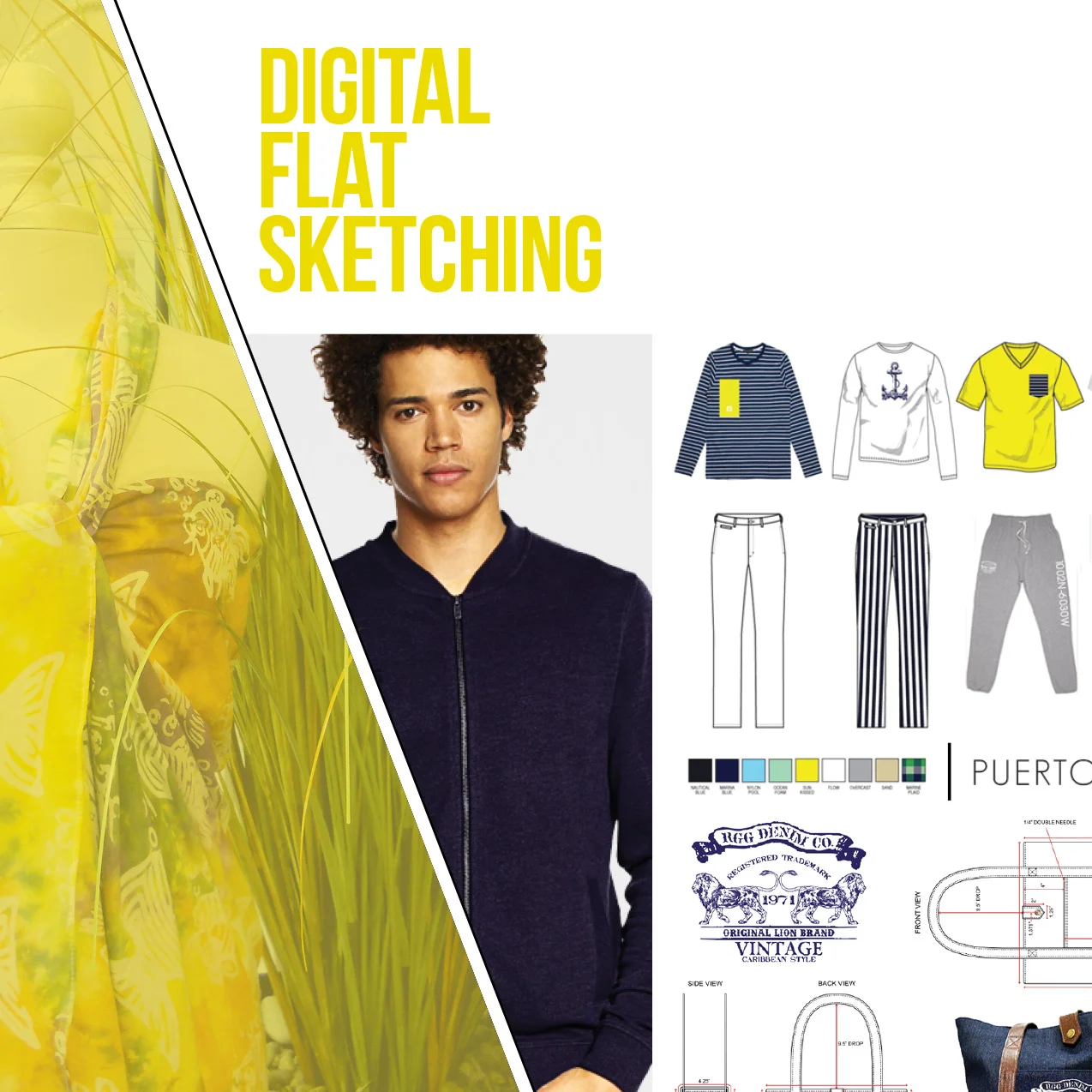 Digital Flat Sketching