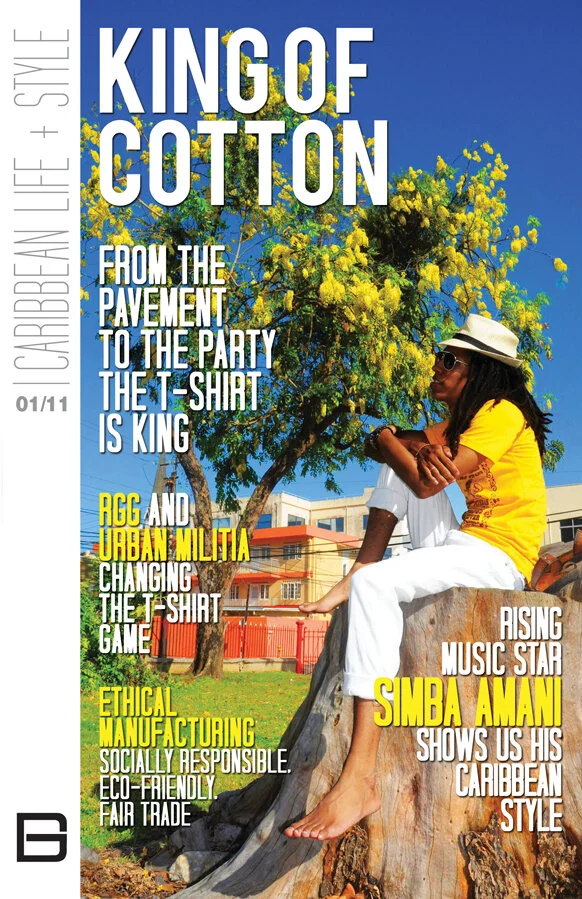 Cover from JBDG in-house digital magazine ‘Caribbean Life + Style’,  January 2011