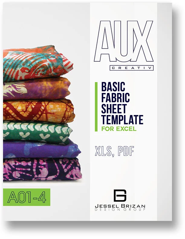 Basic Fabric Sheet Template for Excel ©