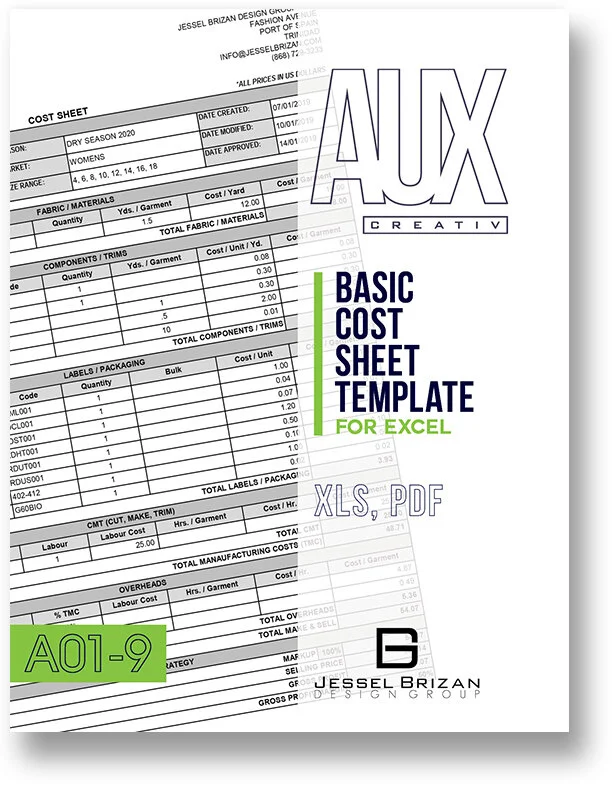 Basic Cost Sheet Template for Excel ©