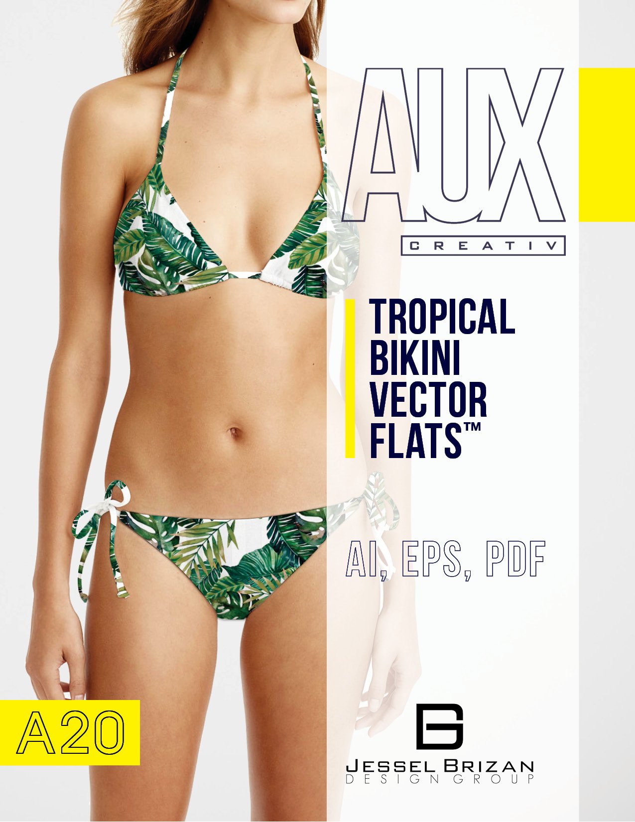 Tropical Bikini Vector Flats™