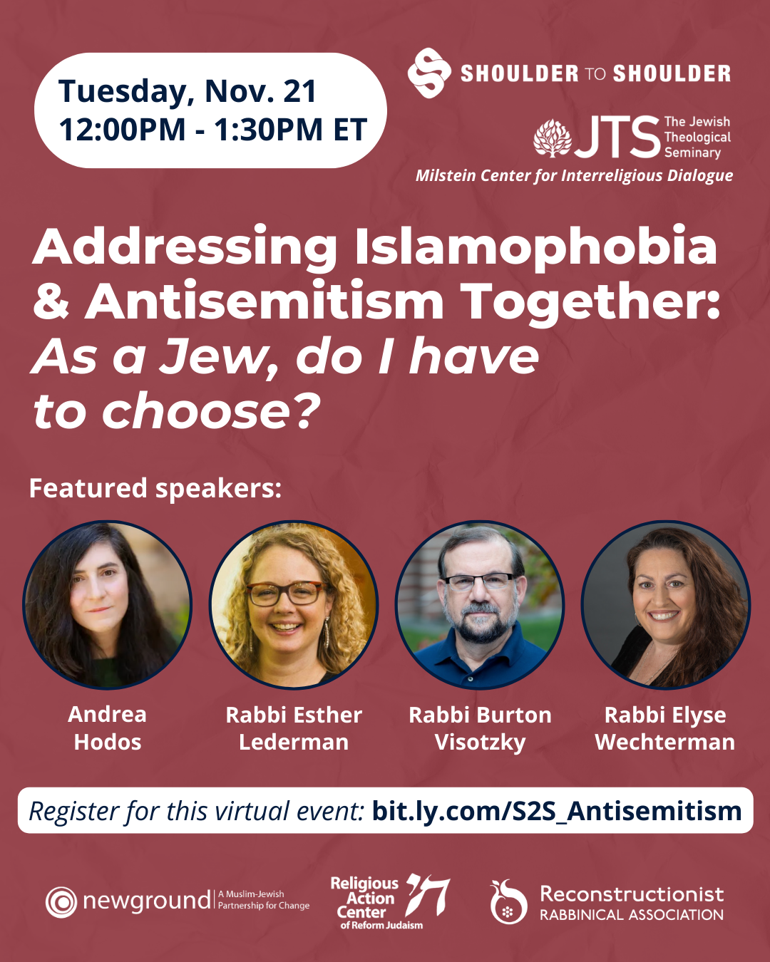 Addressing Islamophobia &amp; Antisemitism: As a Jew, do I have to choose?