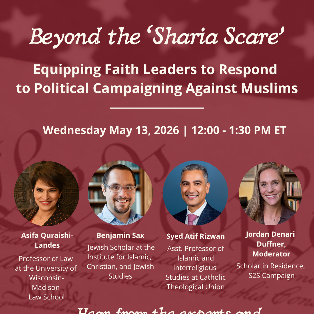 Beyond the ‘Sharia Scare’: Equipping Faith Leaders to Respond to Political Campaigning Against Muslims
