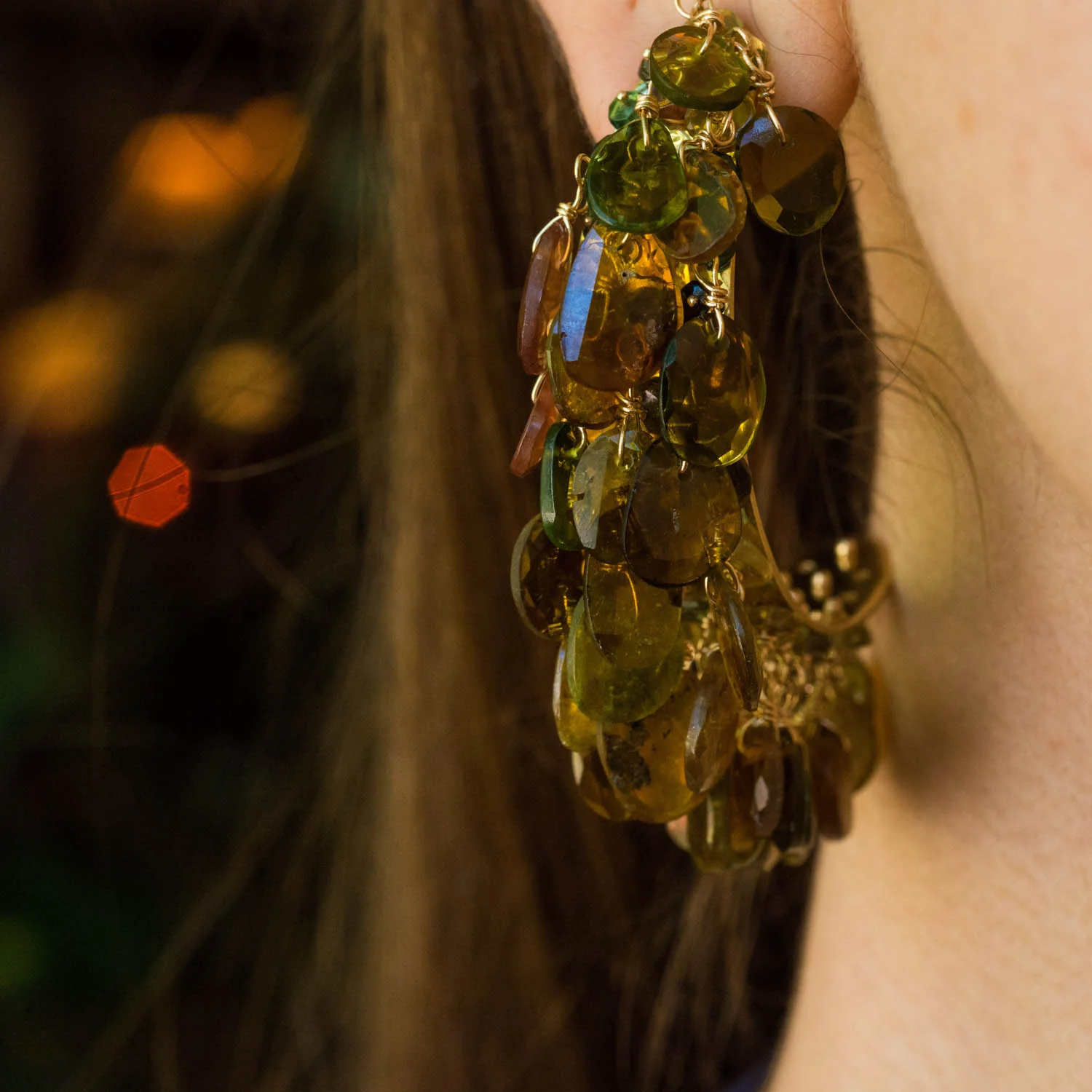 Brown and Green Tourmaline