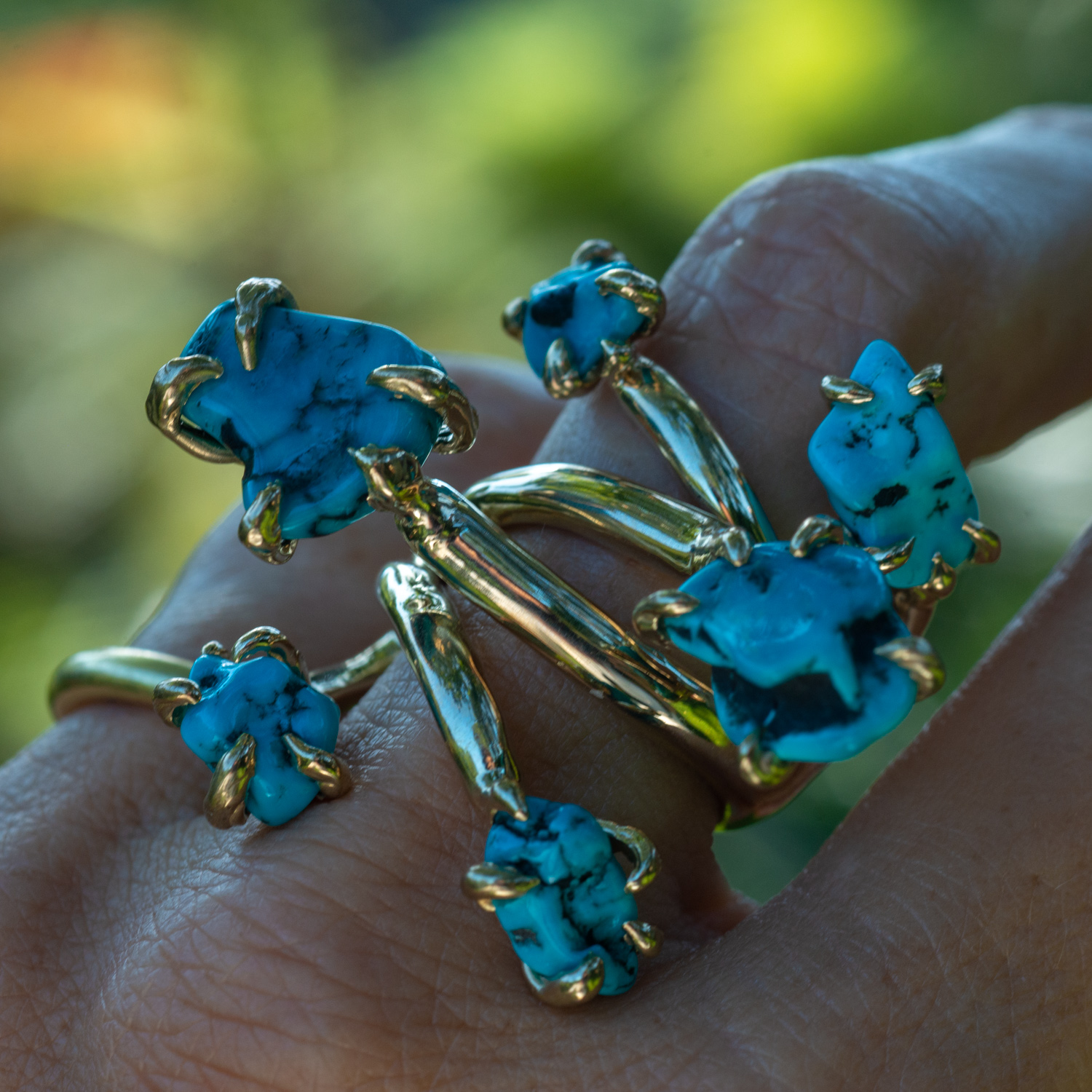 No. 8 Mine Turquoise Nuggets