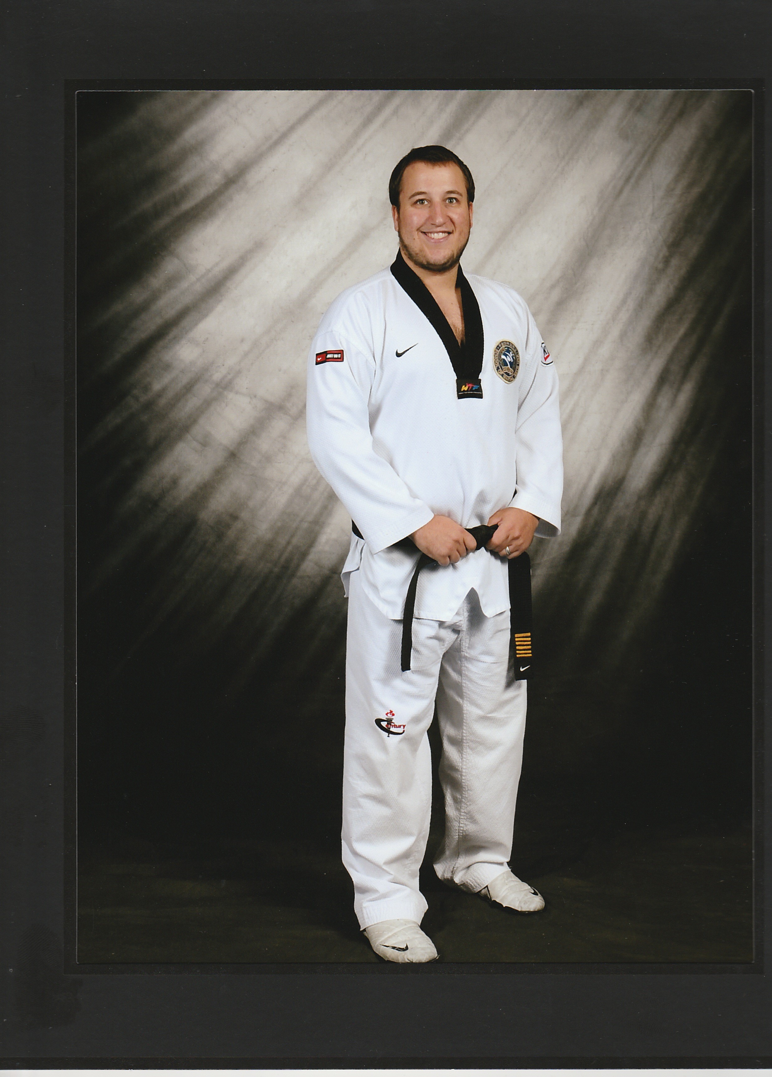Kukkiwon Official Single Wrap Black Belt Sashes Martial Arts Taekwondo Karate 