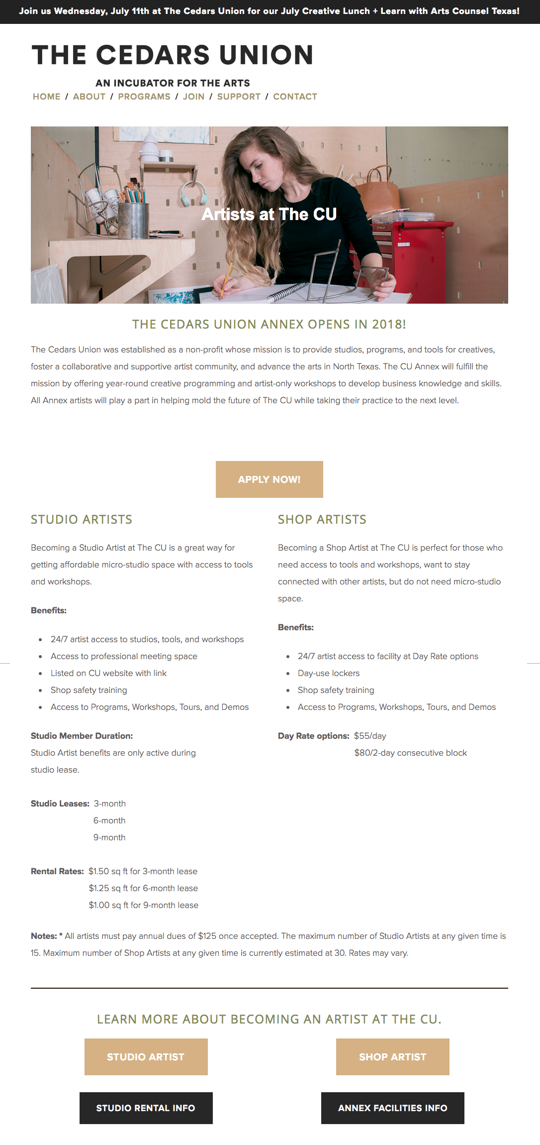 User Journey: Artist Info funnel