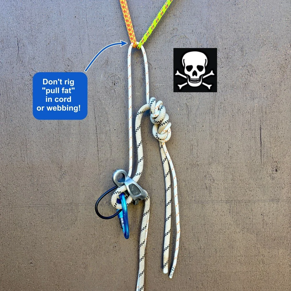 pull fat rope in cord
