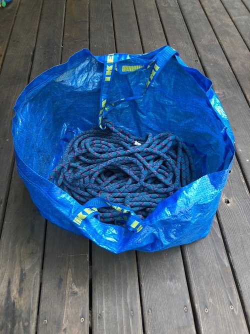 Need a rope bag? Go to Ikea — Alpine Savvy