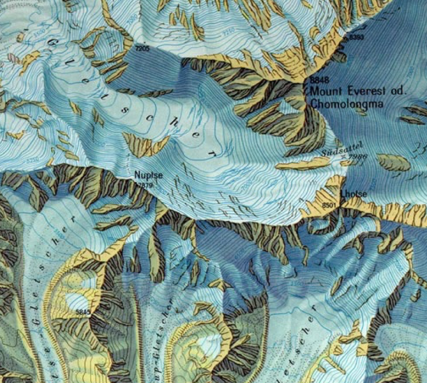 What's “shaded relief” on a contour map? — Alpinesavvy