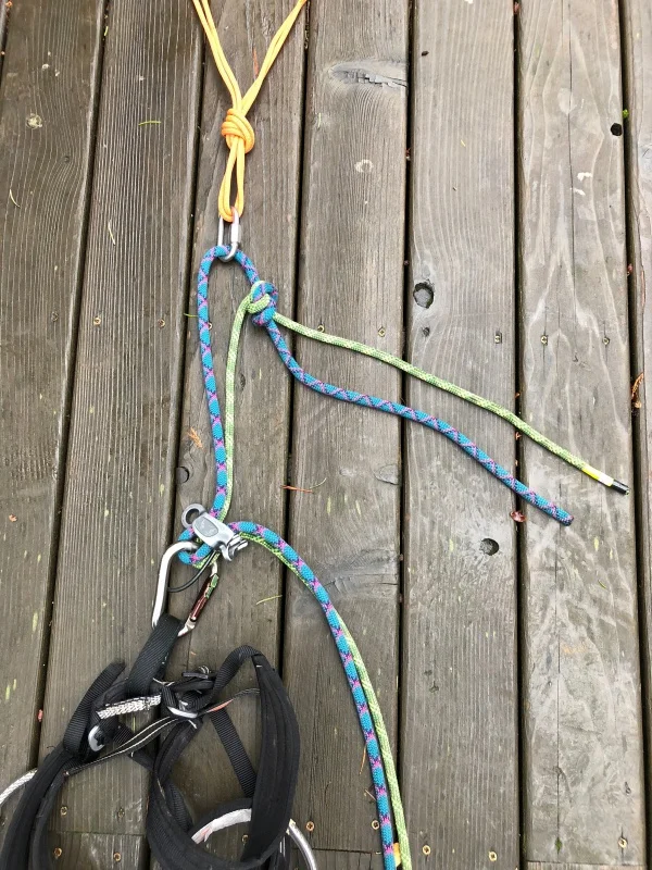 Twin Rope Rappel Rappel tip - Getting the knot past an obstacle — Alpinesavvy