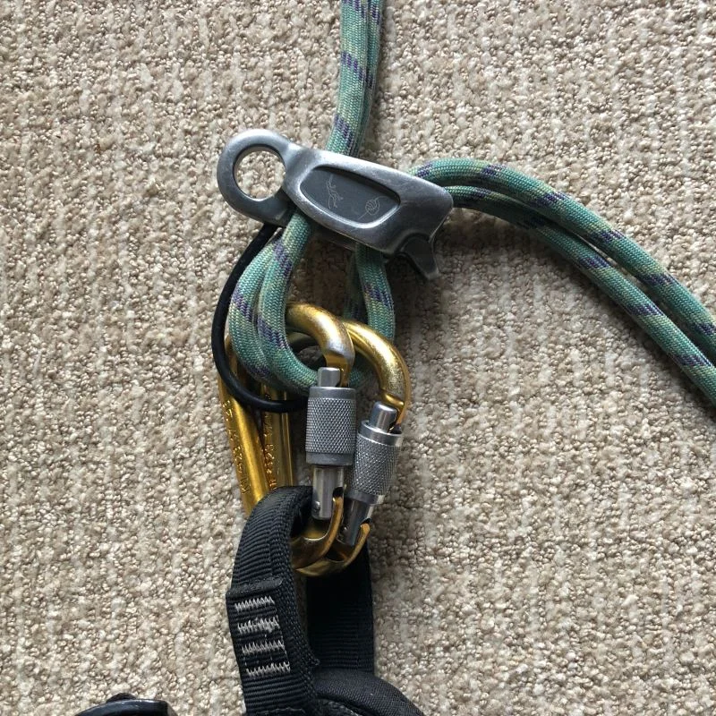 Adding friction to a rappel — Alpinesavvy