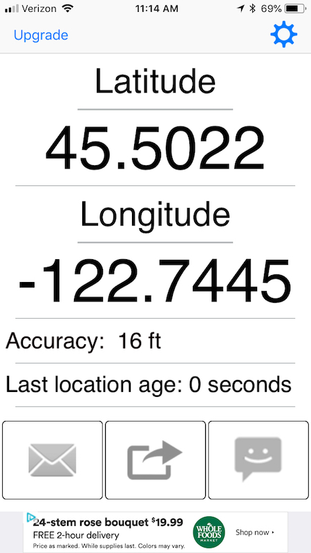 Know how find your coordinates from your phone — Alpine Savvy