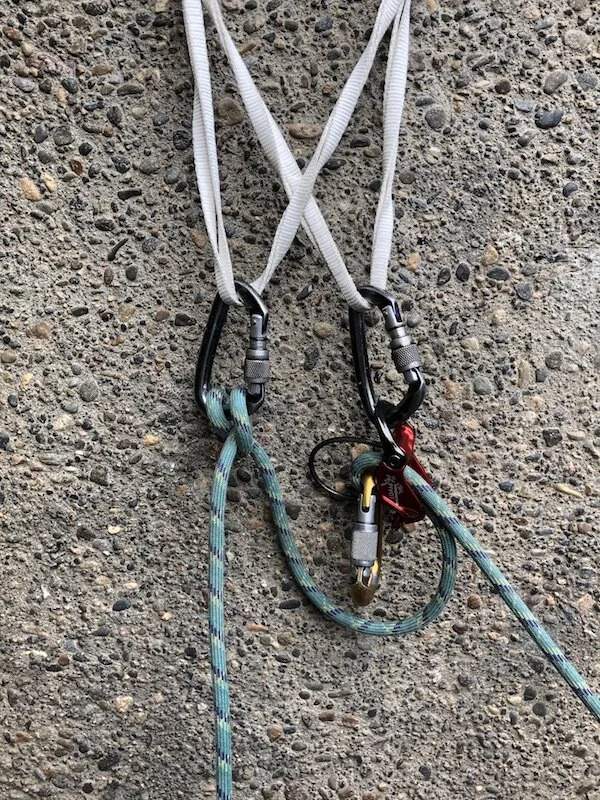 quick draw top rope anchor