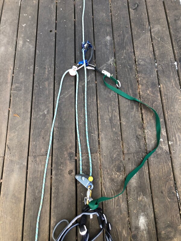 Using a Grigri to ascend fixed ropes — Alpine Savvy