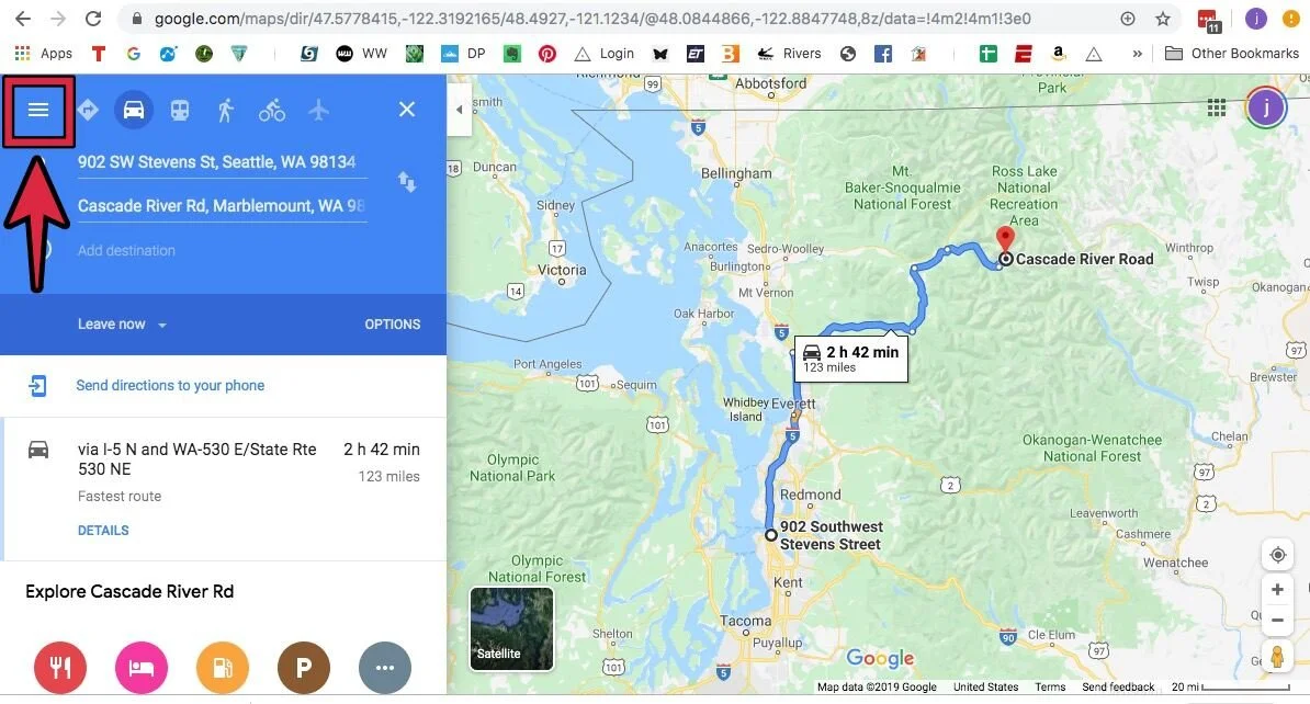 Google maps to GPX file with — Alpine Savvy