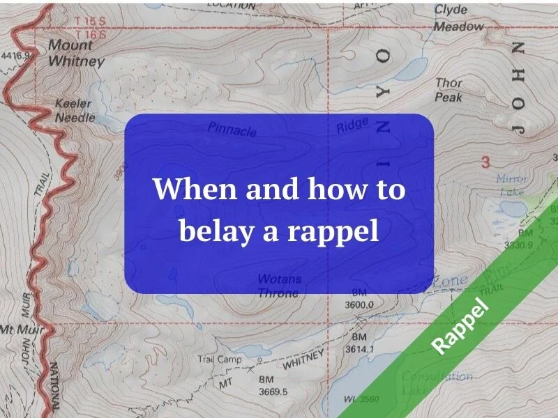 Rappel | Master Rappelling Today — Alpinesavvy