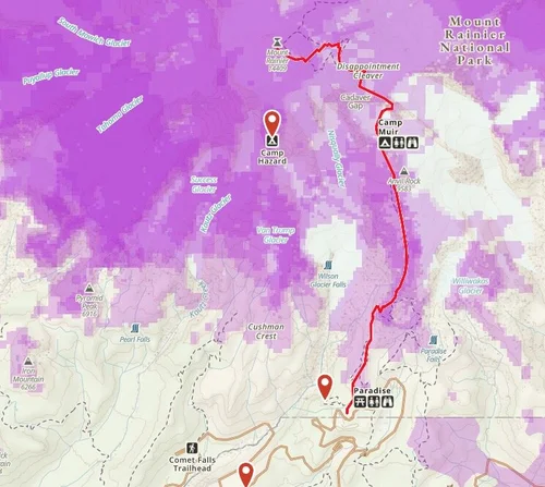 Yosemite Cell Phone Coverage Map Gaiagps - Cell Coverage Map Layer — Alpine Savvy