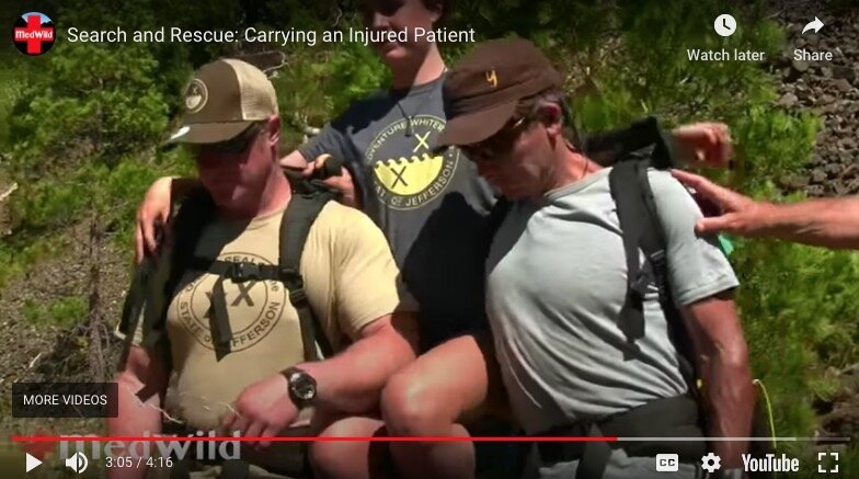 A simple way to carry an injured patient — Alpinesavvy