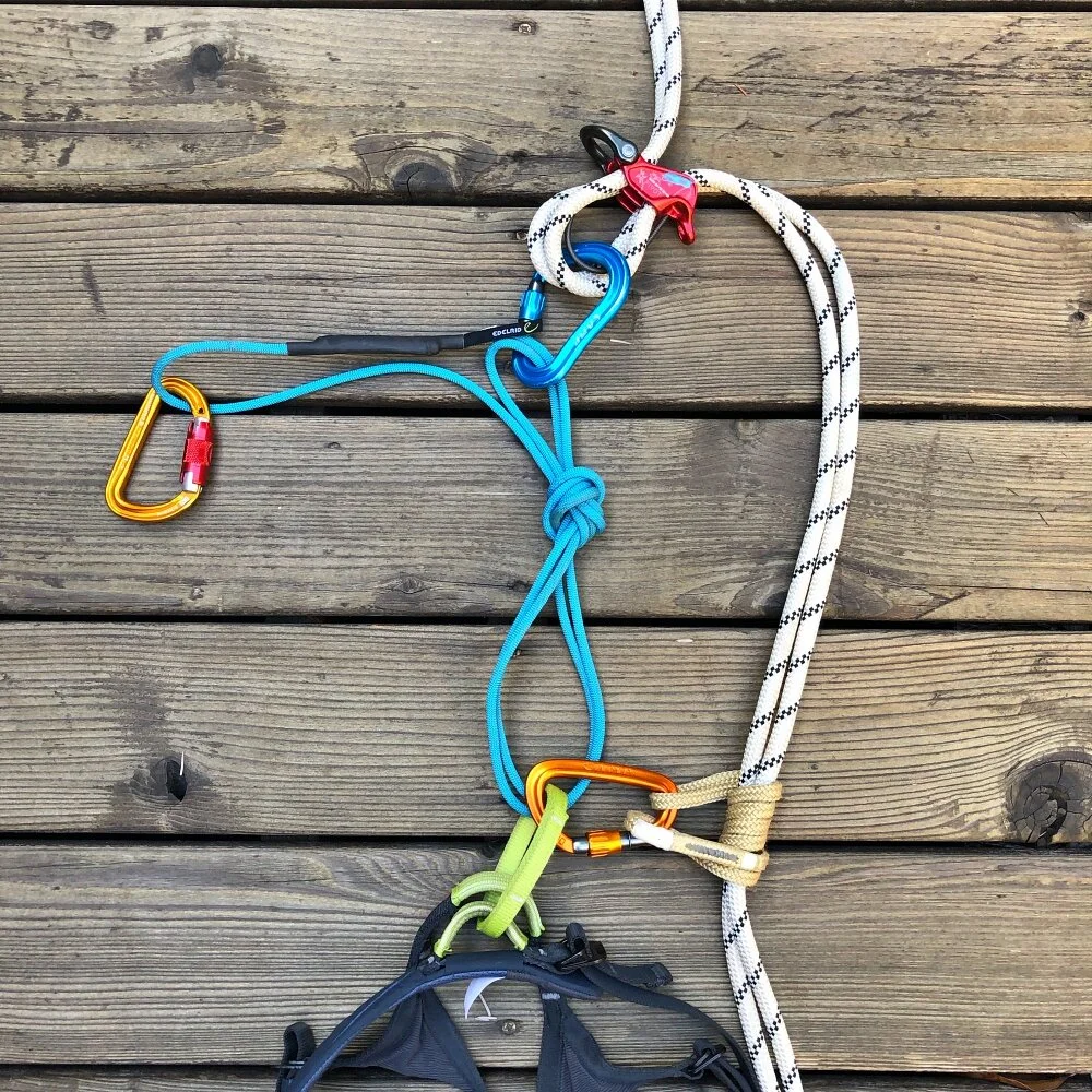 Spider Rappel The extended rappel, explained — Alpinesavvy