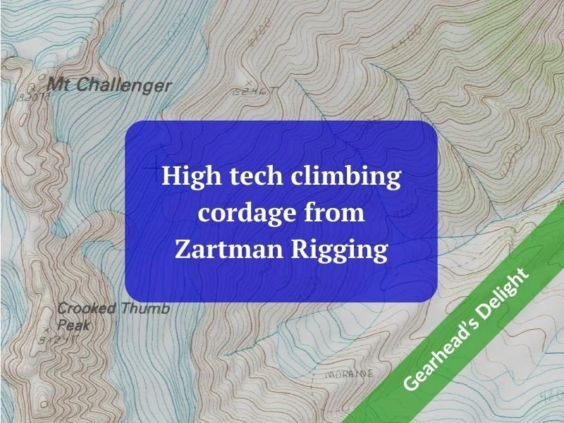 High tech climbing cordage from Zartman Rigging