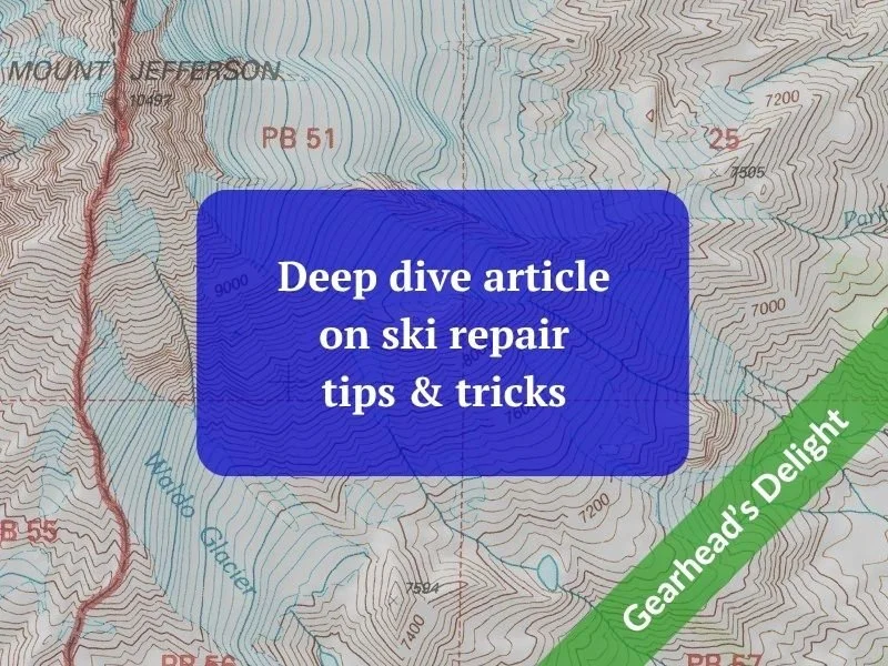 Deep dive article on ski repair tips &amp; tricks