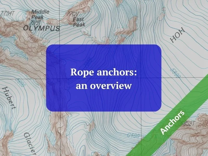 Rope anchors: an overview