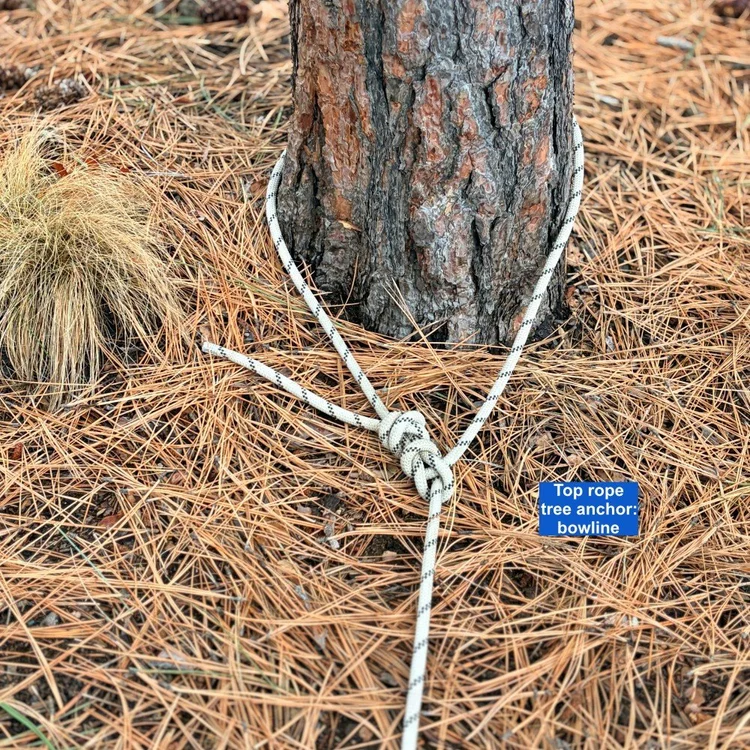Extra Rope Trees for climbing anchors: Part 3, Top Rope — Alpinesavvy