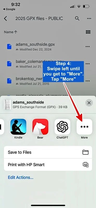 How to add a GPX file to your phone — Alpinesavvy