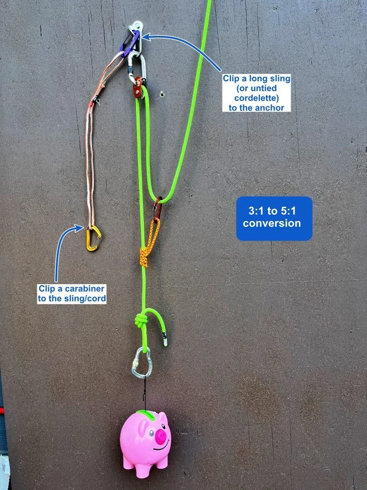 Hauling systems: boost your 3:1 to a 5:1 — Alpinesavvy