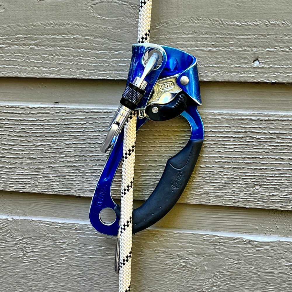 Skip the carabiner in the top jumar hole — Alpine Savvy