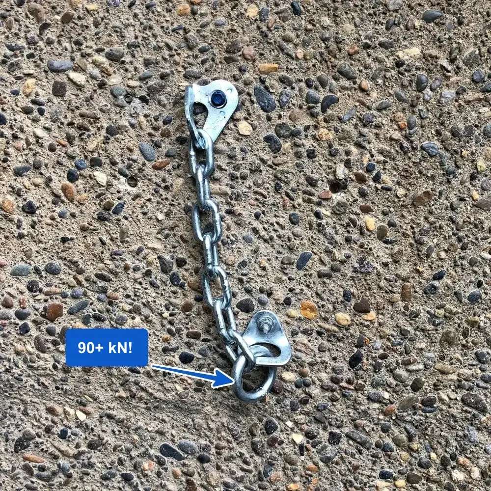 vertical chain anchor