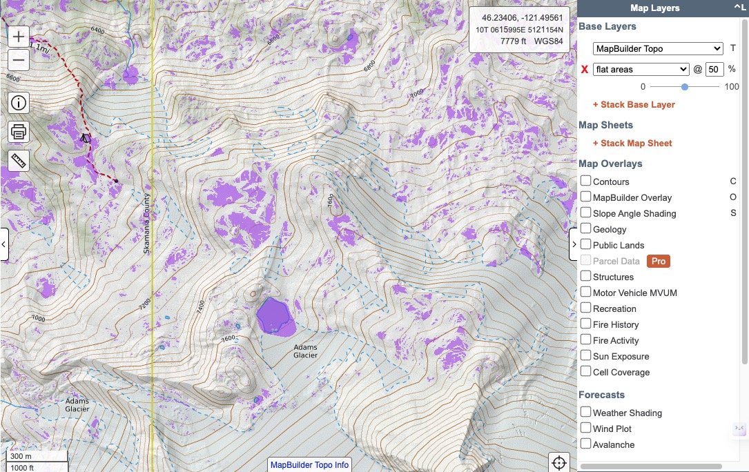 CalTopo pro tip - Custom terrain shading — Alpinesavvy