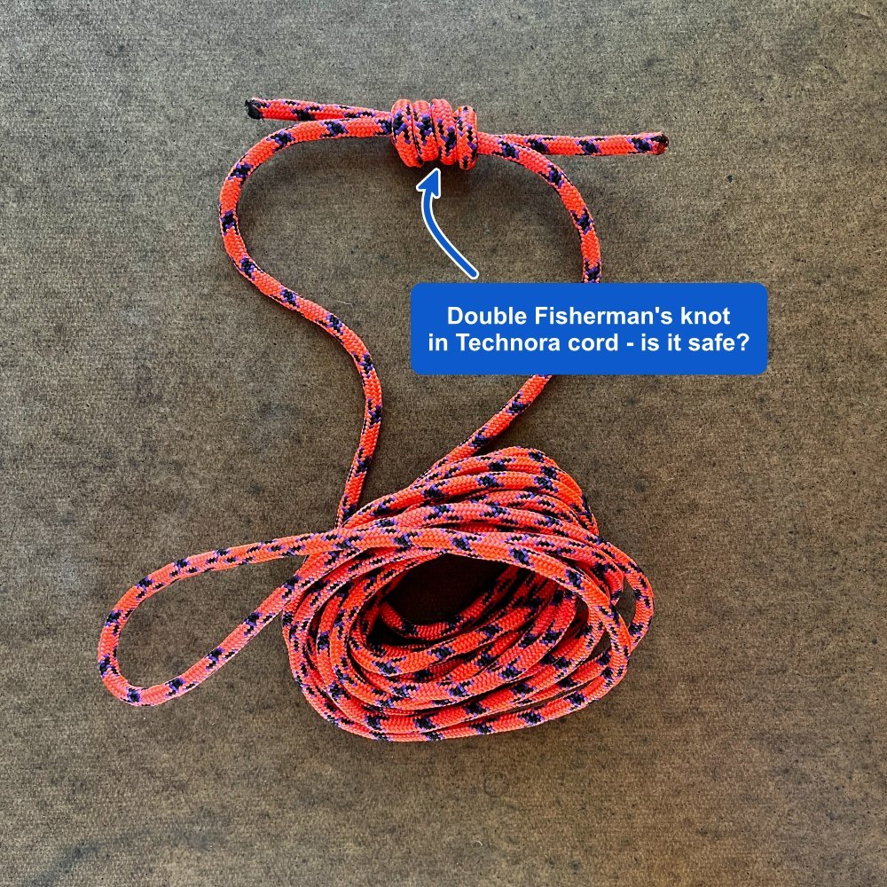 Do you need a triple fisherman's for tech cord? — Alpine Savvy