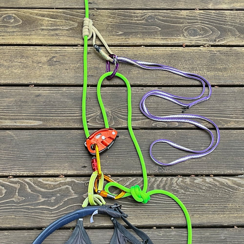 Rope ascending with a Grigri and belay device — Alpine Savvy