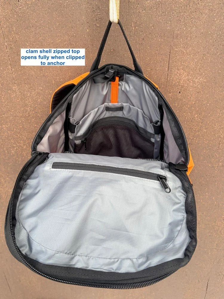 petzl bug zipper top