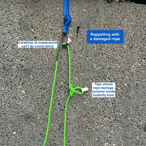 How to descend with a damaged rope — Alpinesavvy
