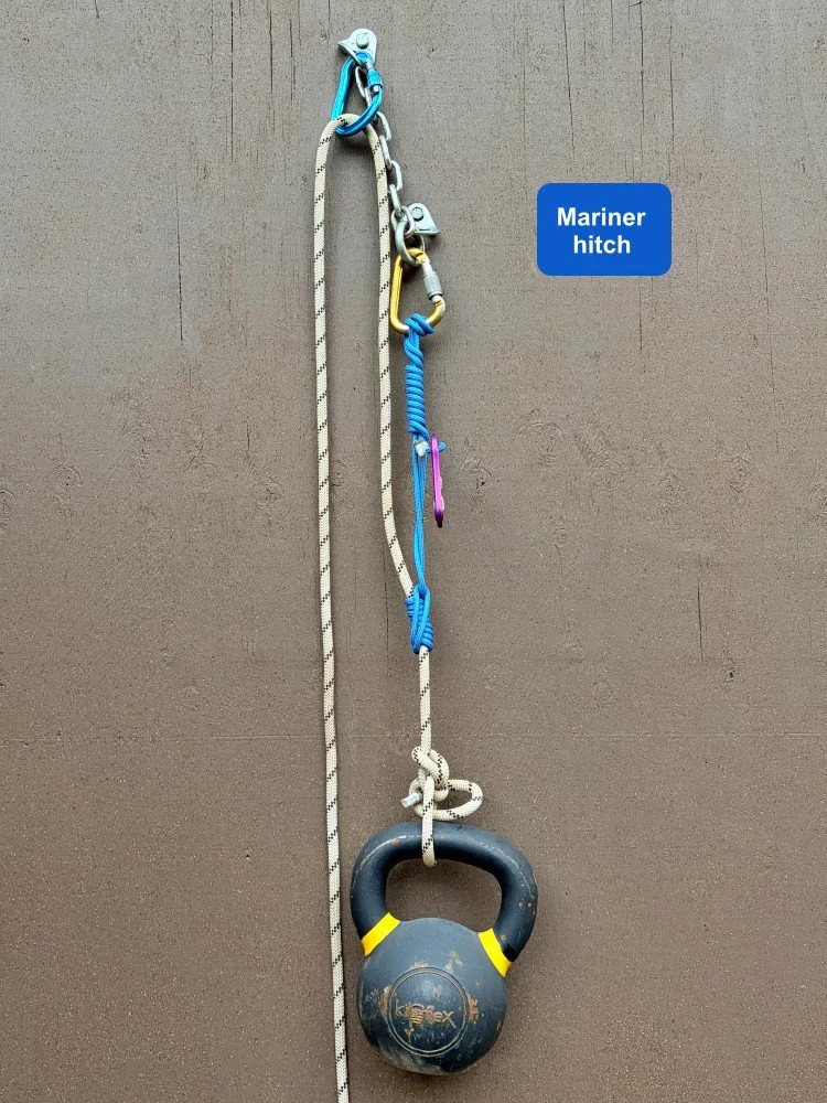 Mariner hitch with 120 cm sling