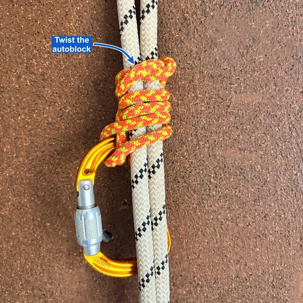 autoblock with a twist