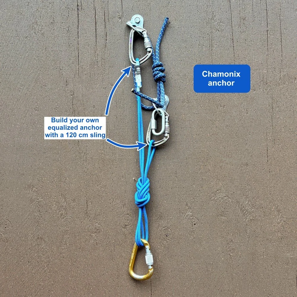 chamonix anchor with 120 cm sling