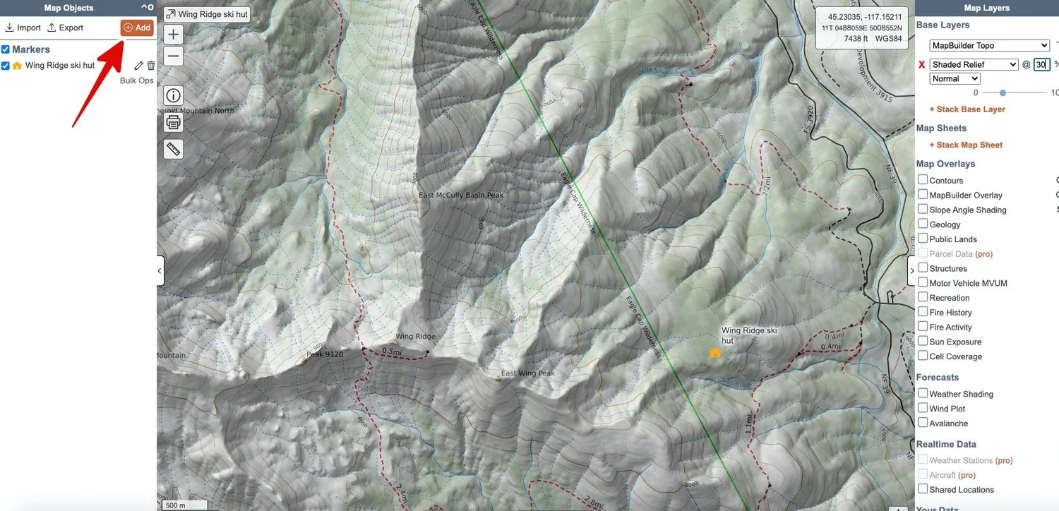 CalTopo pro tip - Custom terrain shading — Alpinesavvy