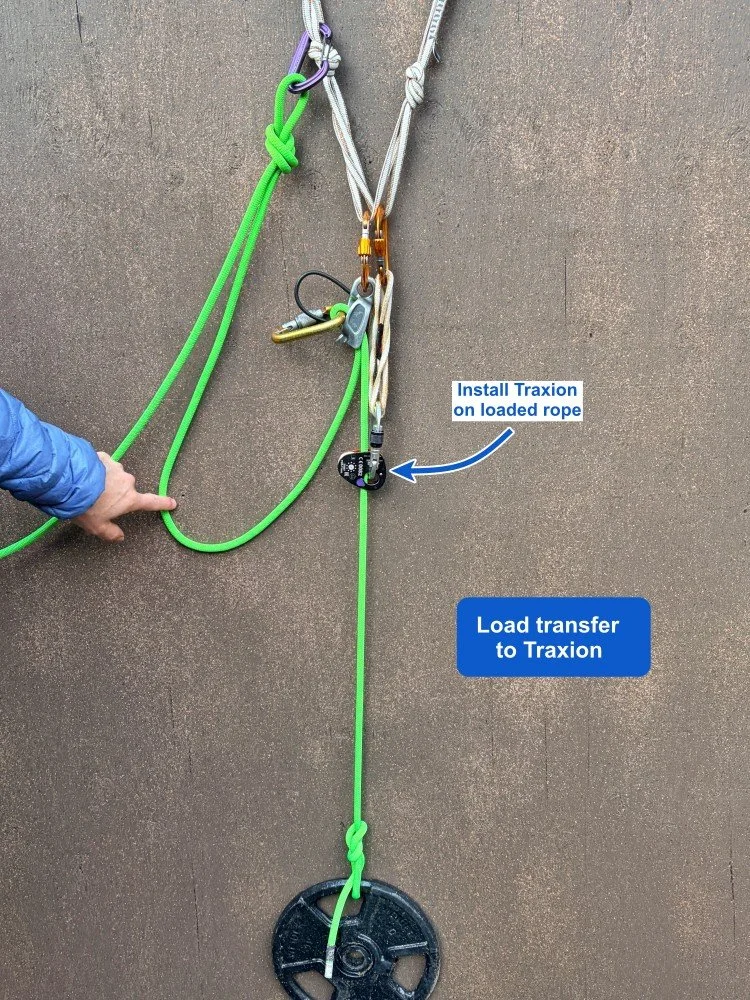 load transfer to Traxion