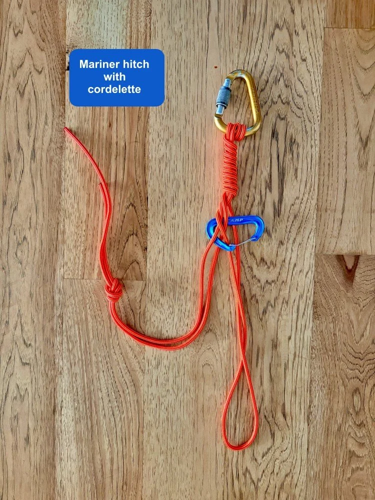 mariner hitch with cordelette
