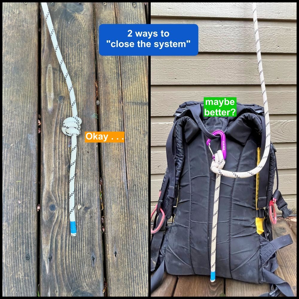 What's a “closed” rope system? — Alpine Savvy