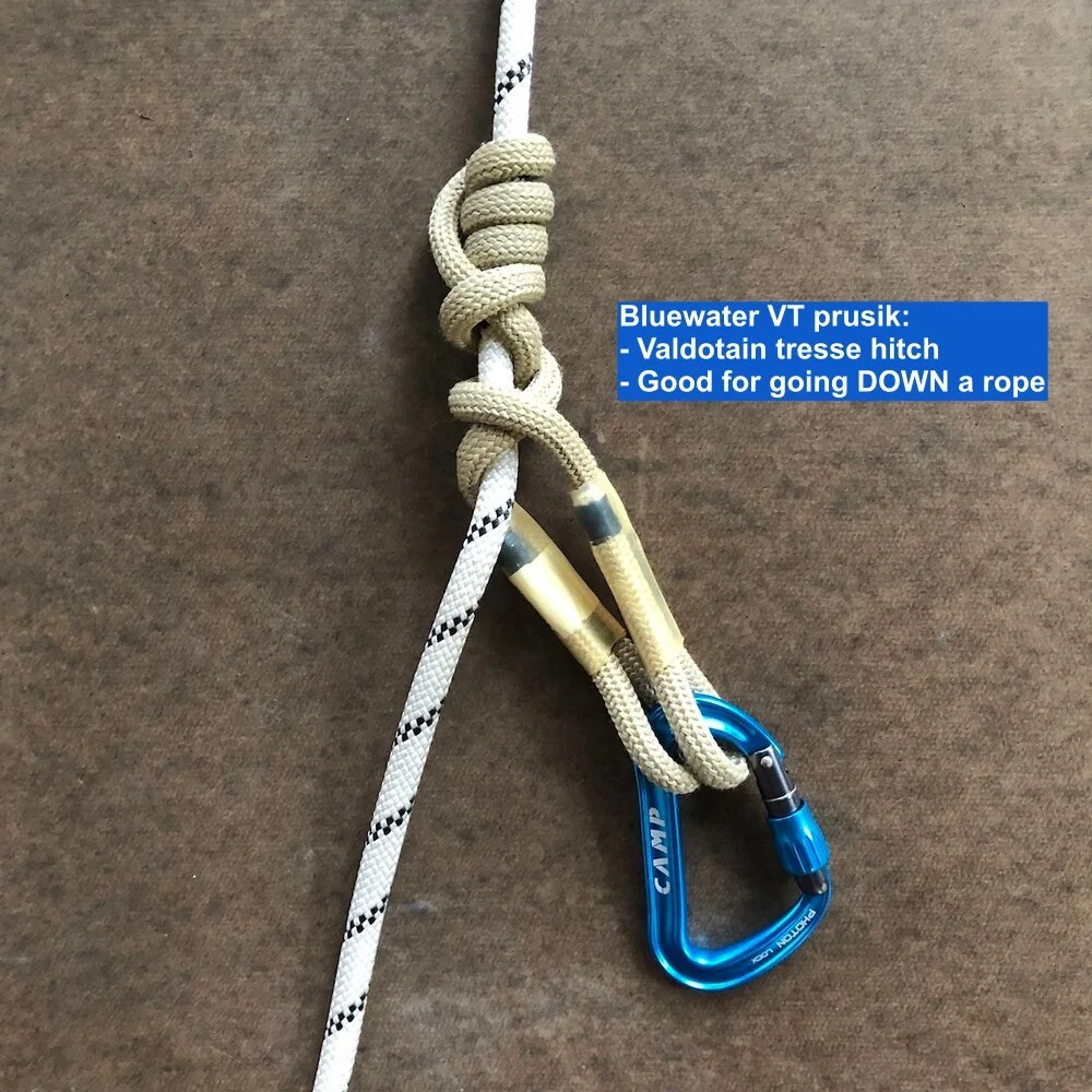 Meet prusik 2.0 the "VT" prusik — Alpinesavvy