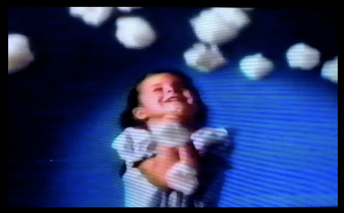 Lisa at age four acting in a Cottonelle commercial.