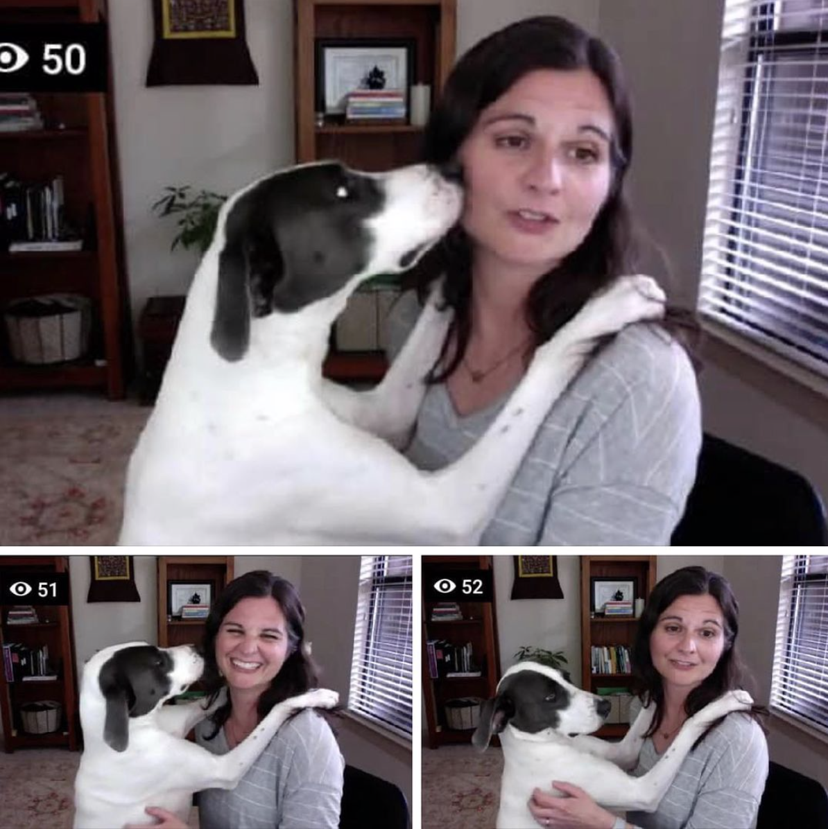 Olive helps with video conferences